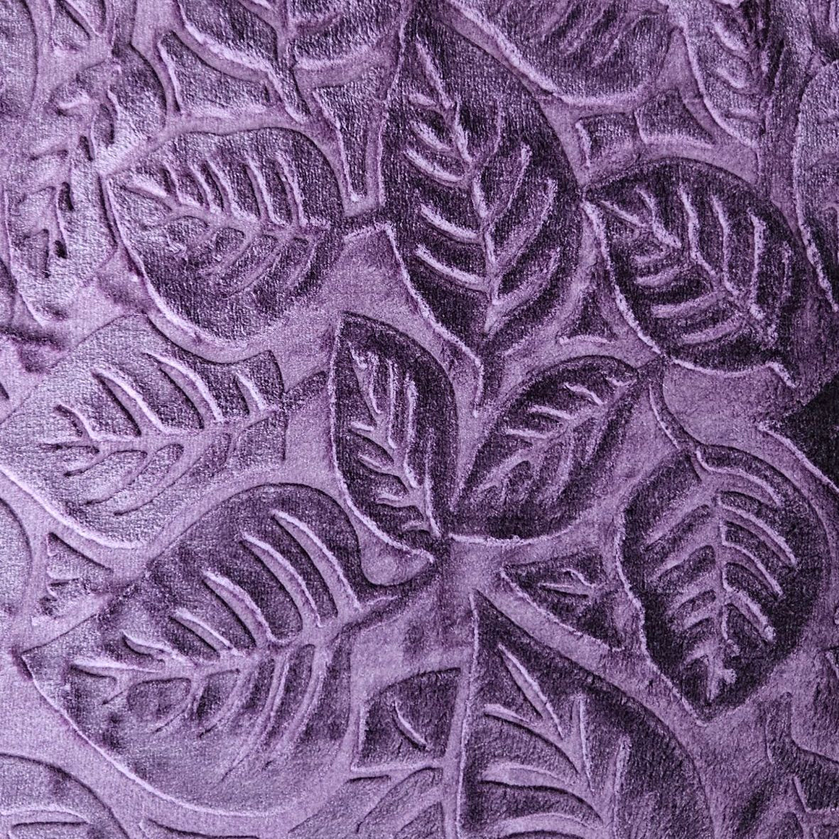 Purple Leaves - ‘Chica’ Mink Blanket (Single)