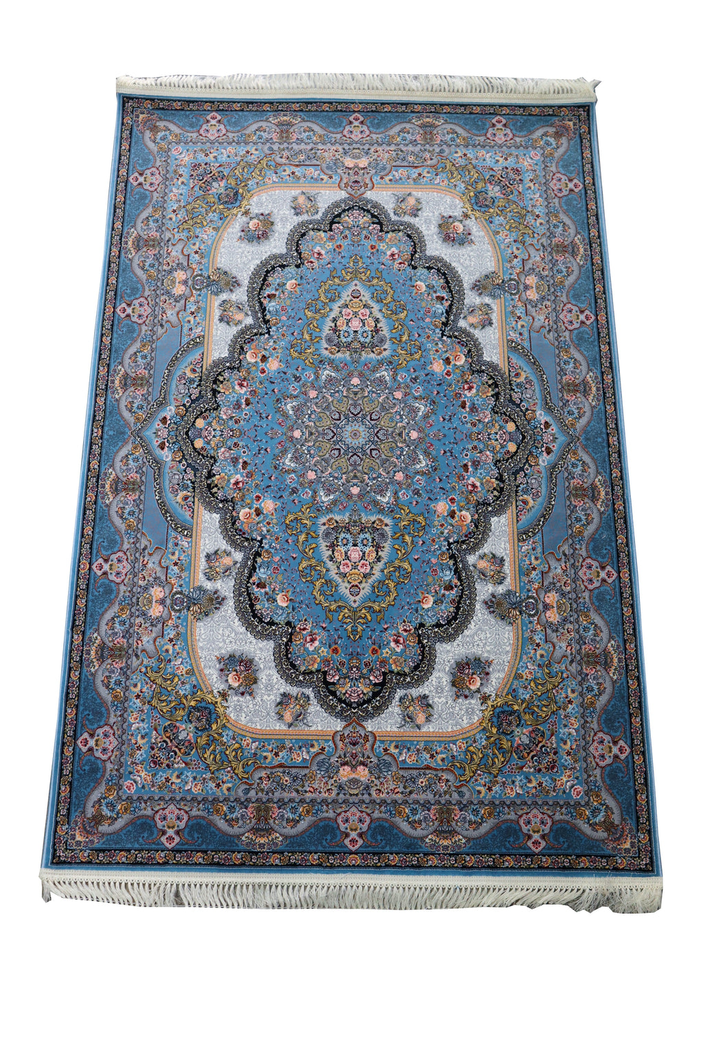 Blue Floral Arch - Persian Rug