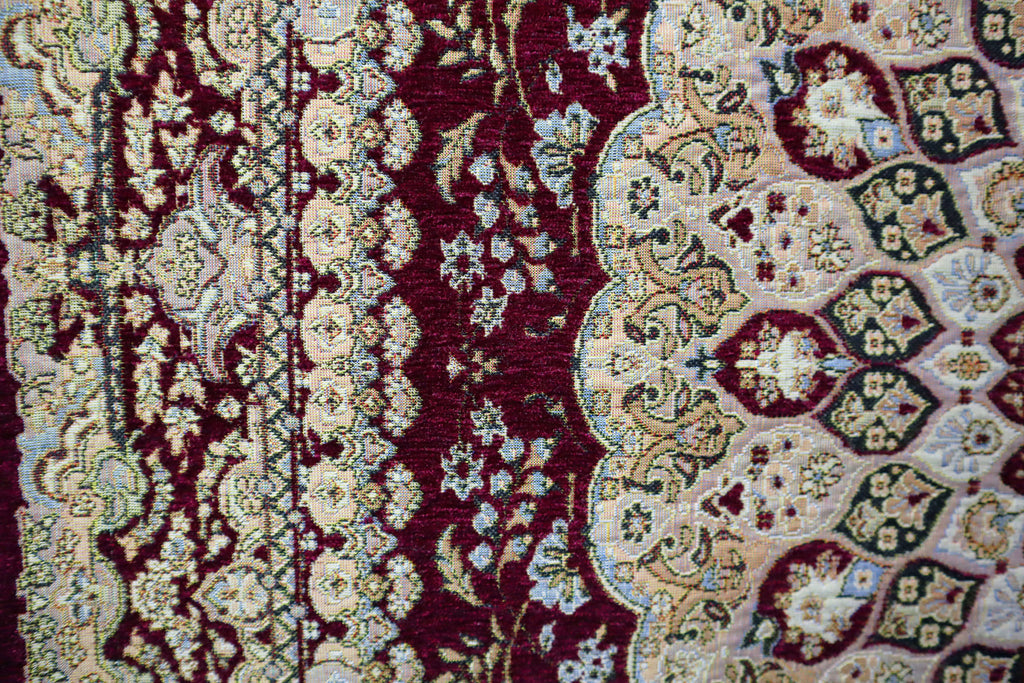 Hall Runner Jacquard Maroon (Med)