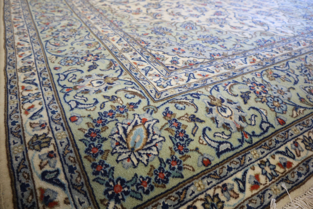 Nain Green - Hand-knotted Persian Rug