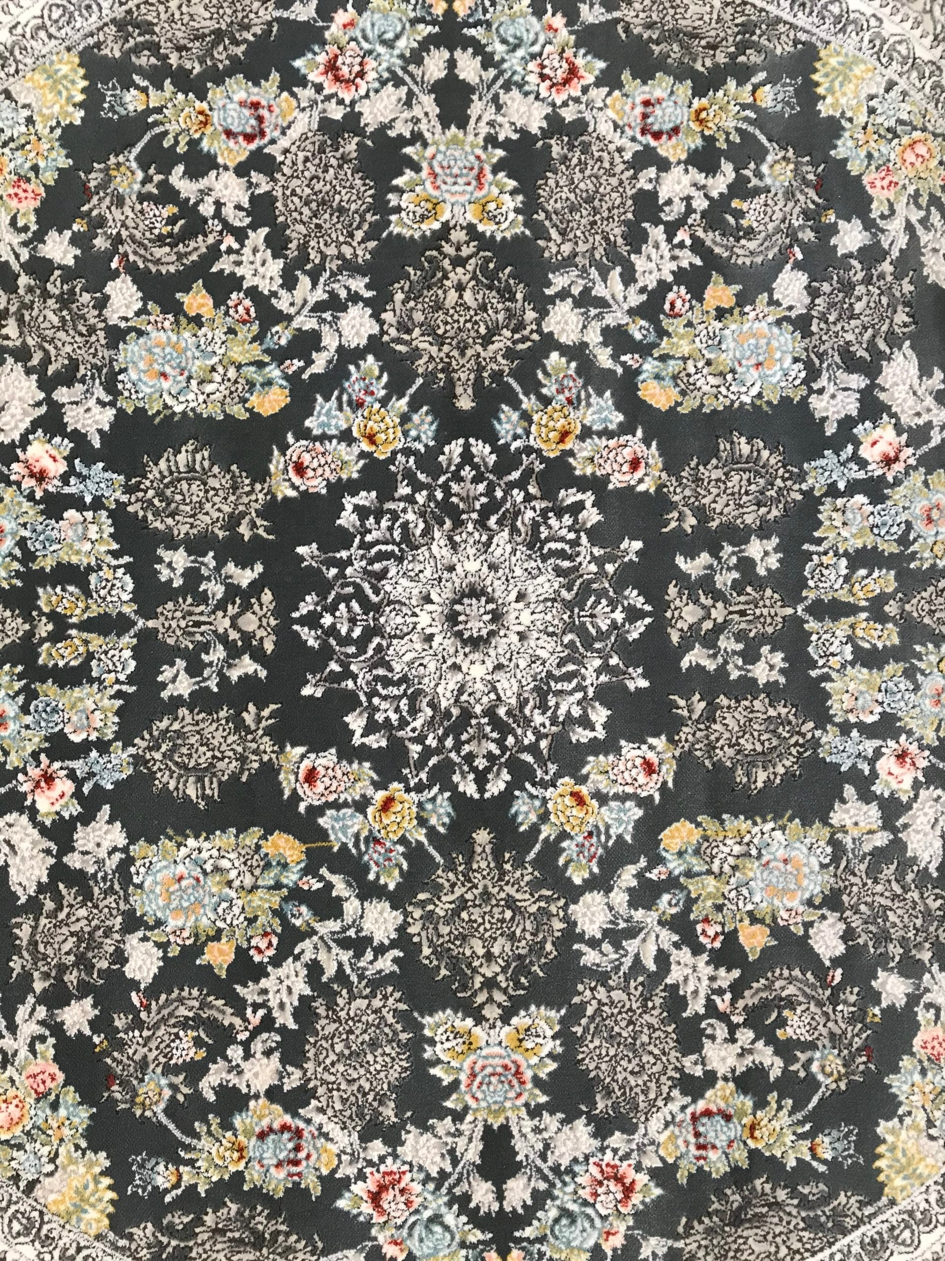 Large Circle Fire & Ice - Persian Rug