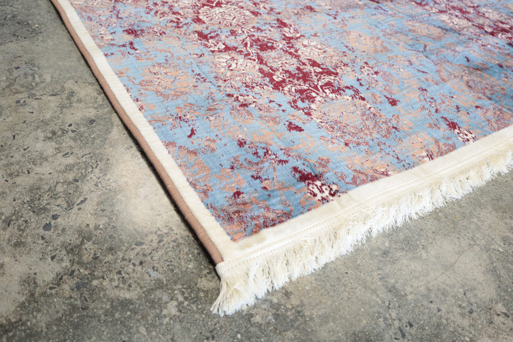 Faded Blues - Plush Persian Rug