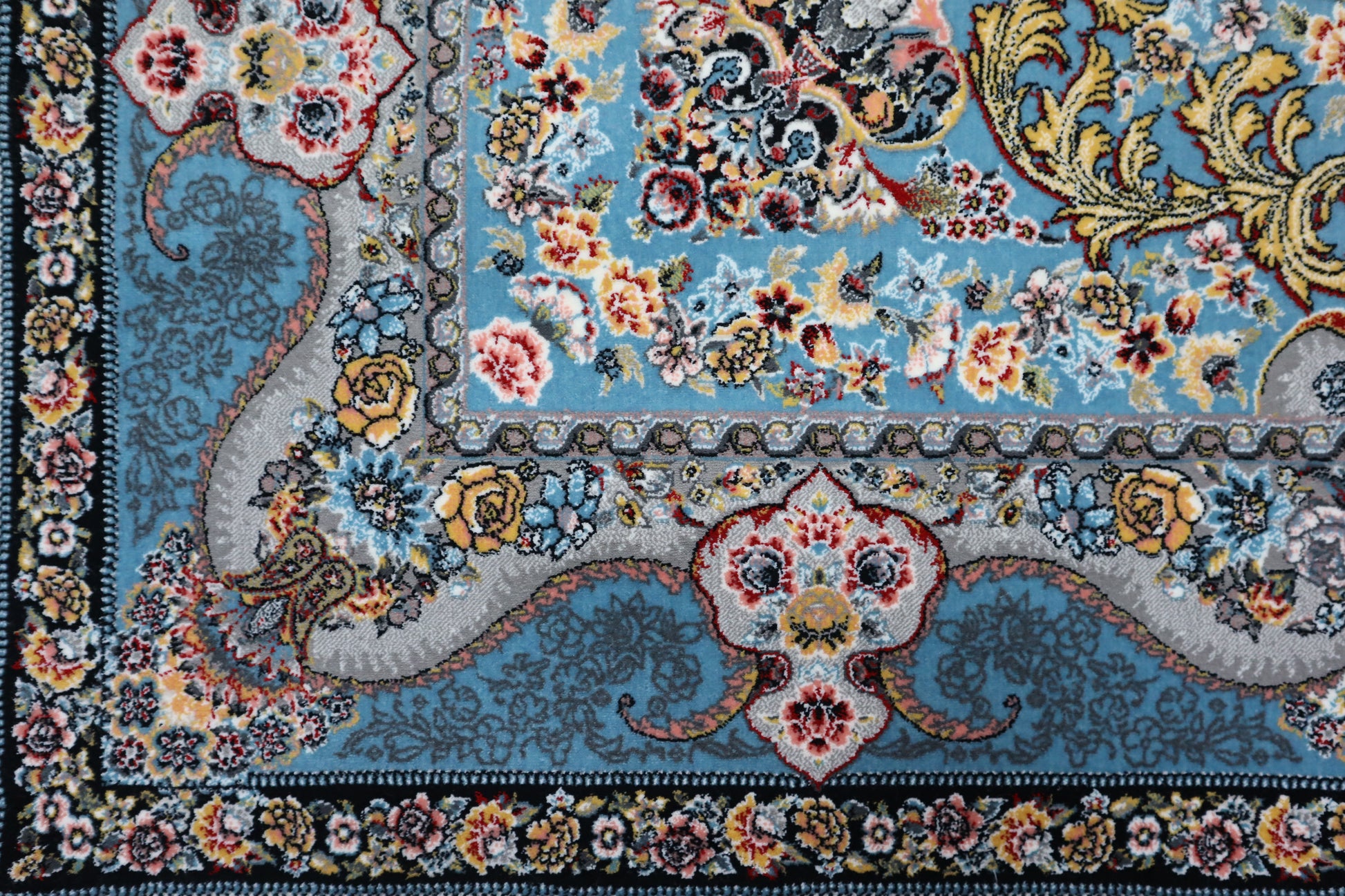 Blue Floral Arch - Persian Rug