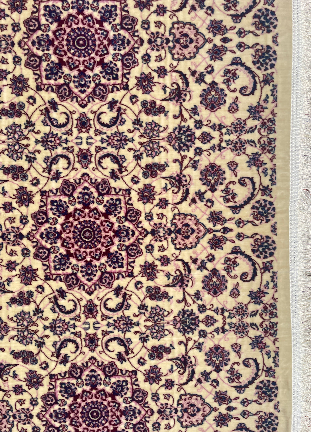 White Floral - Plush Persian Rug