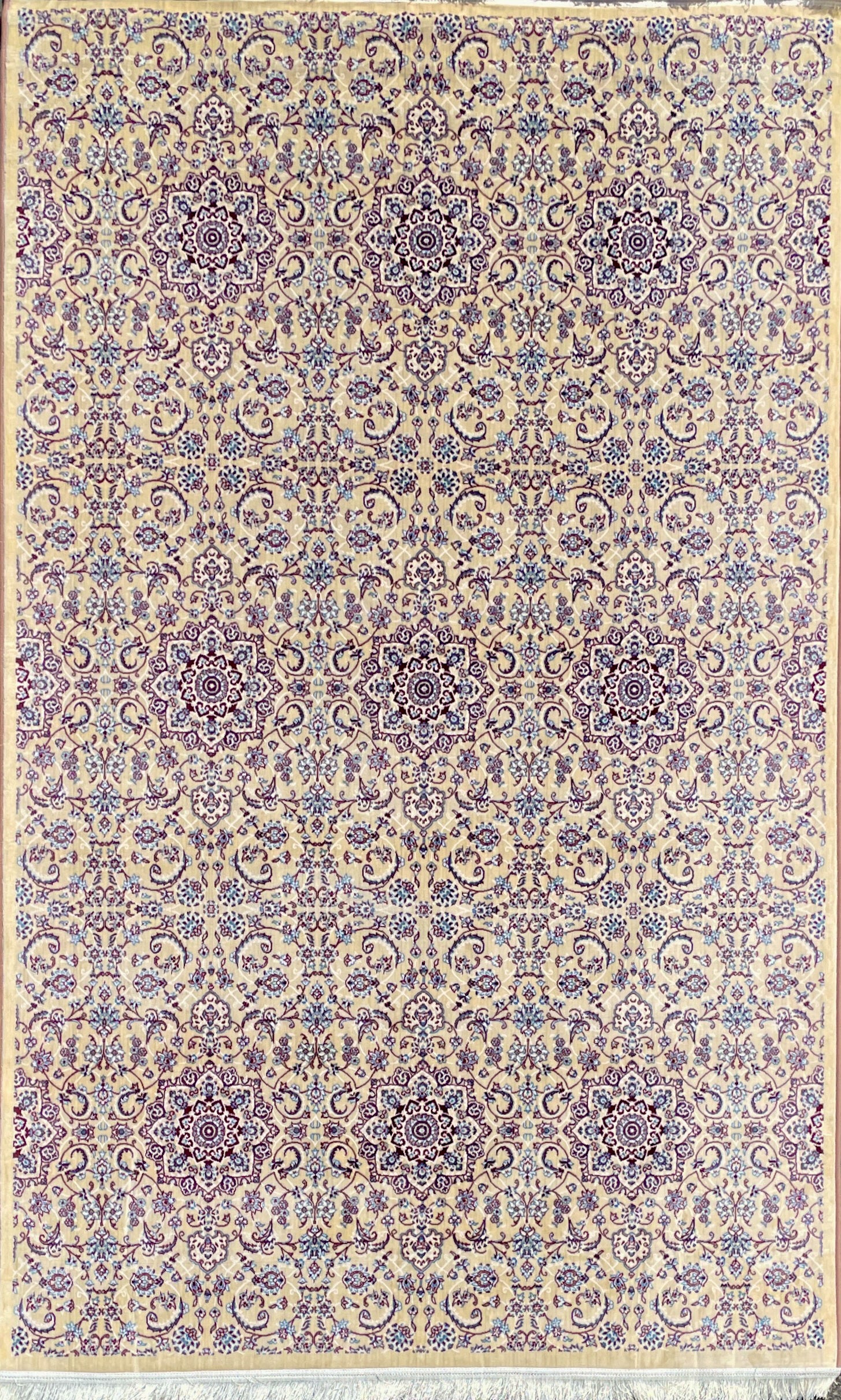 White Floral - Plush Persian Rug