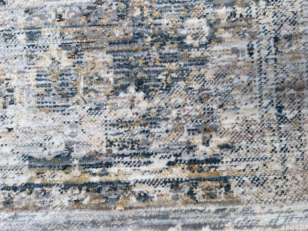 Faded Green Dahlia - Turkish Rug