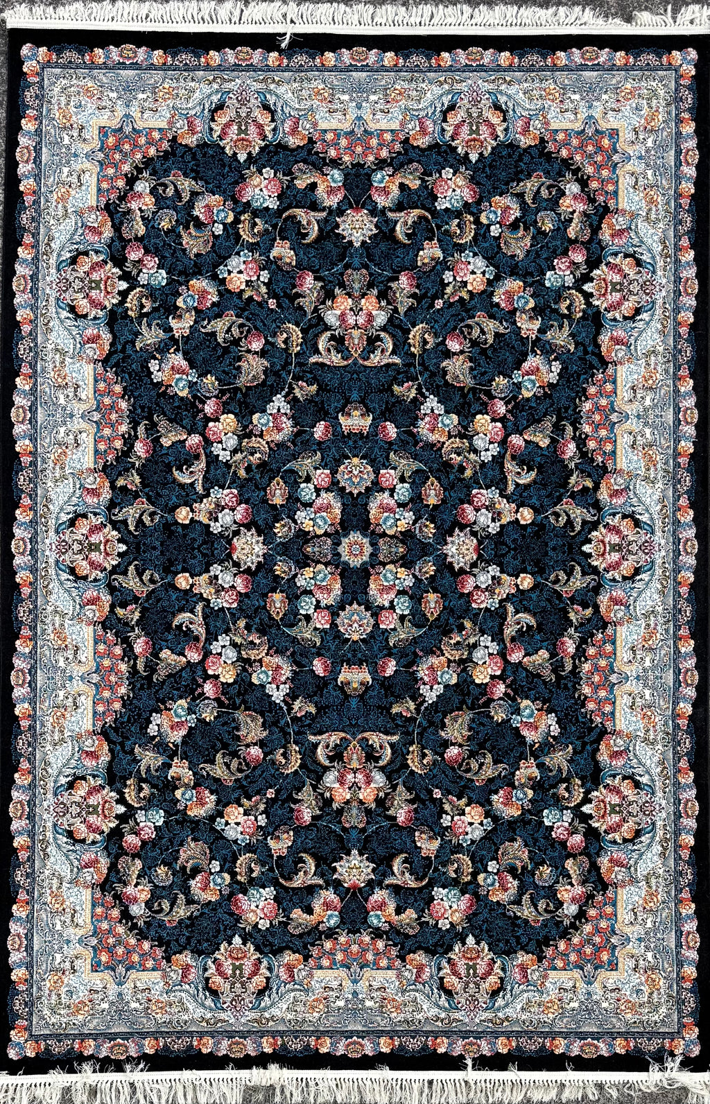 Midnight Blossom - Persian Rug