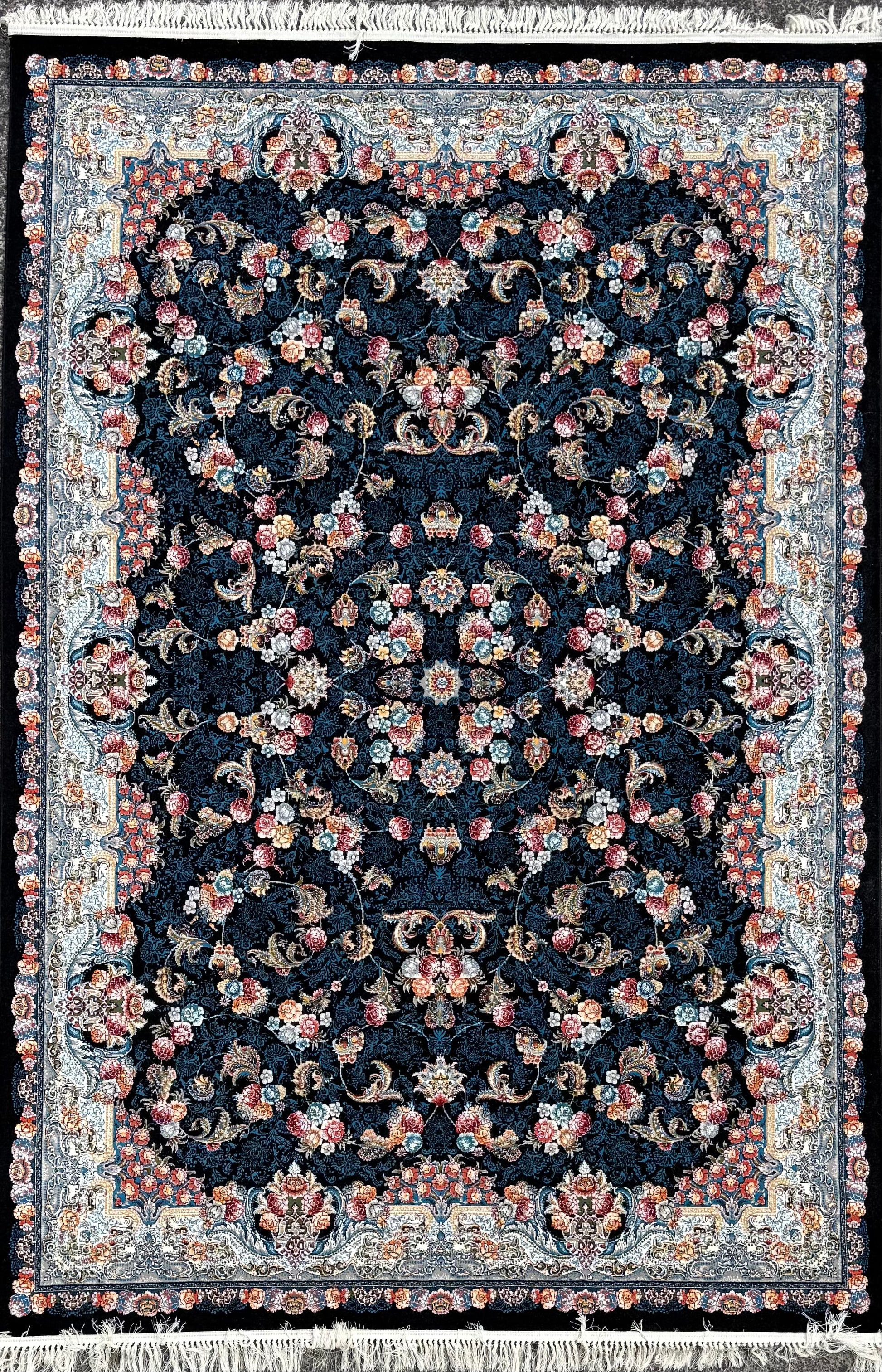 Midnight Blossom - Persian Rug