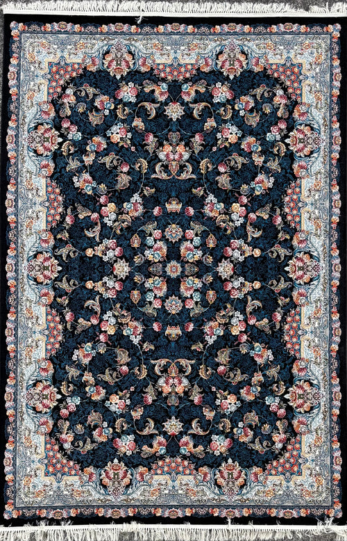 Midnight Blossom - Persian Rug