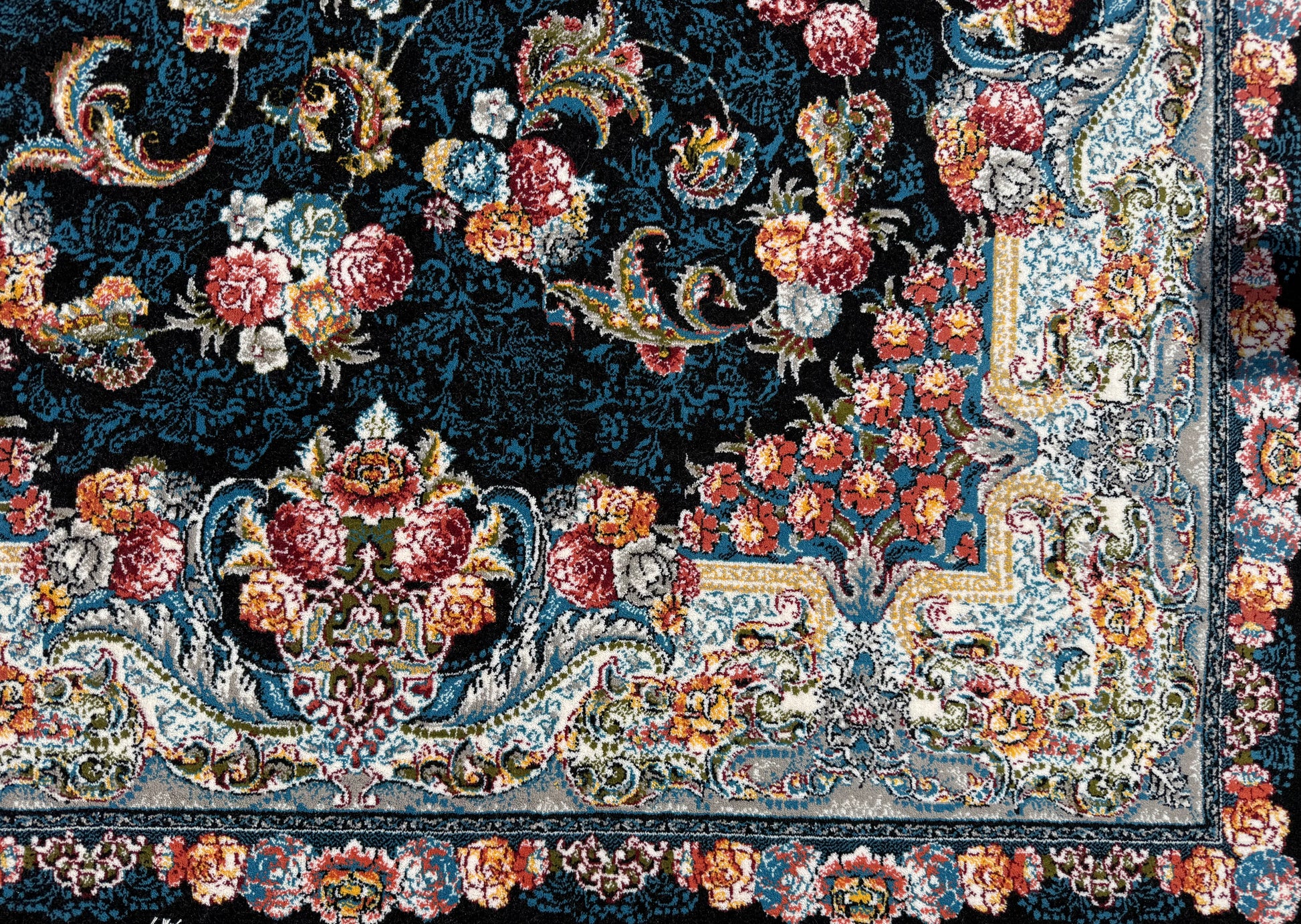 Midnight Blossom - Persian Rug