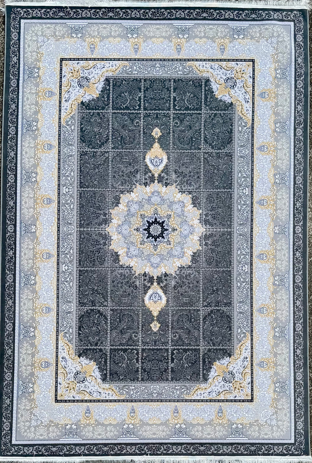 Grey Compass - Persian rug