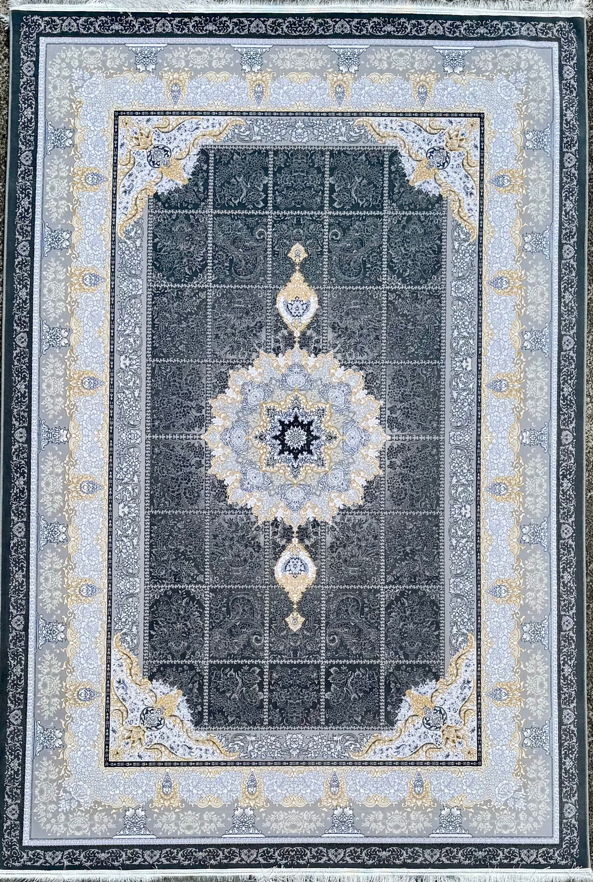 Grey Compass - Persian rug