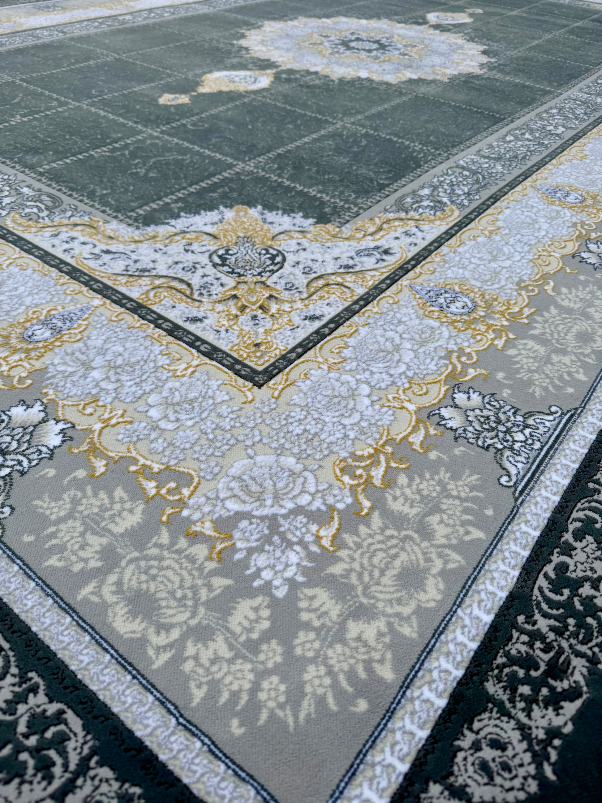 Grey Compass - Persian rug