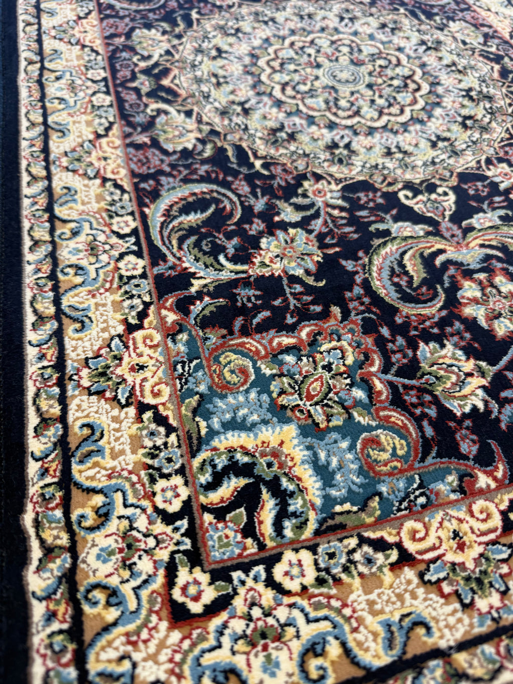 Rectangle Blue Swirl