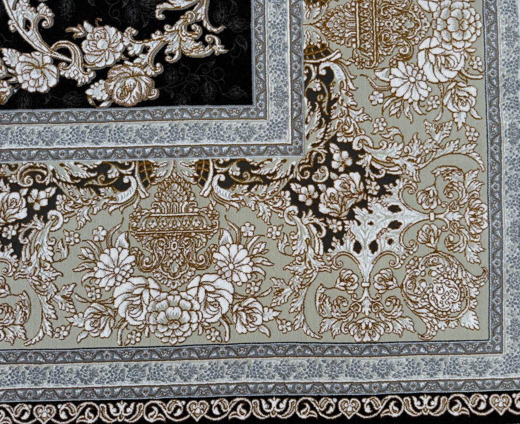 Silver Rose  - Persian Rug