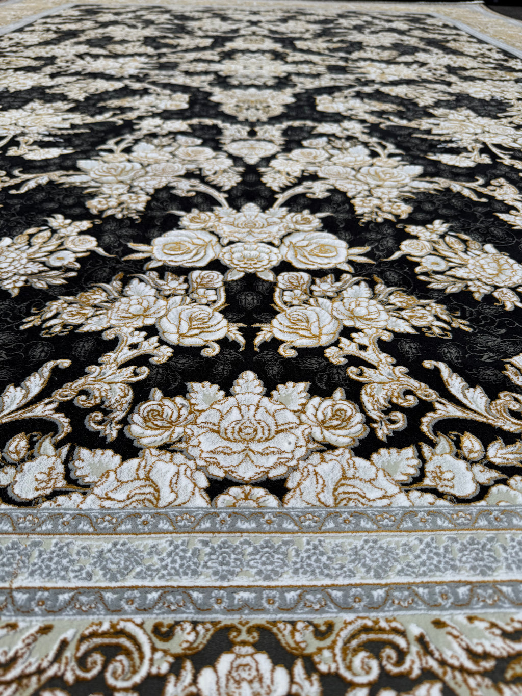 Silver Rose  - Persian Rug