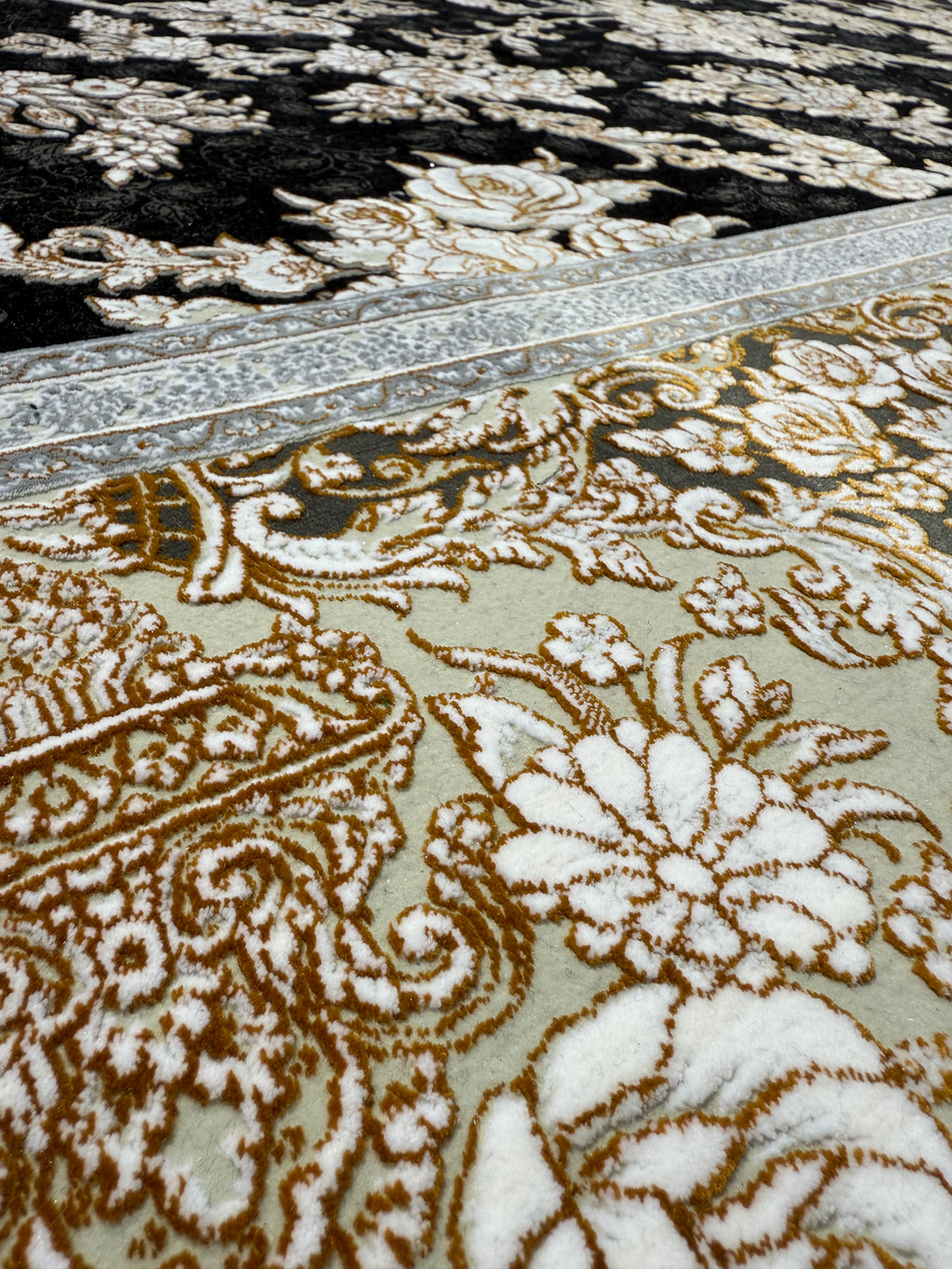 Silver Rose  - Persian Rug