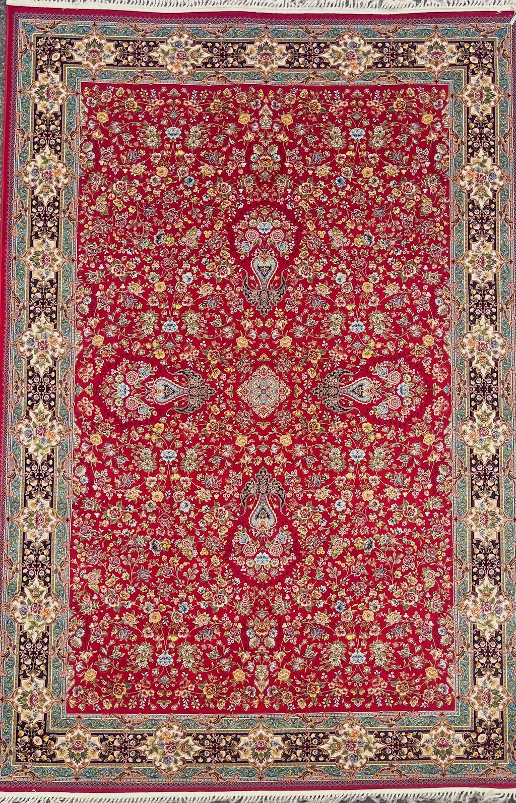 Red Flower Garden – Luxury Persian Rug