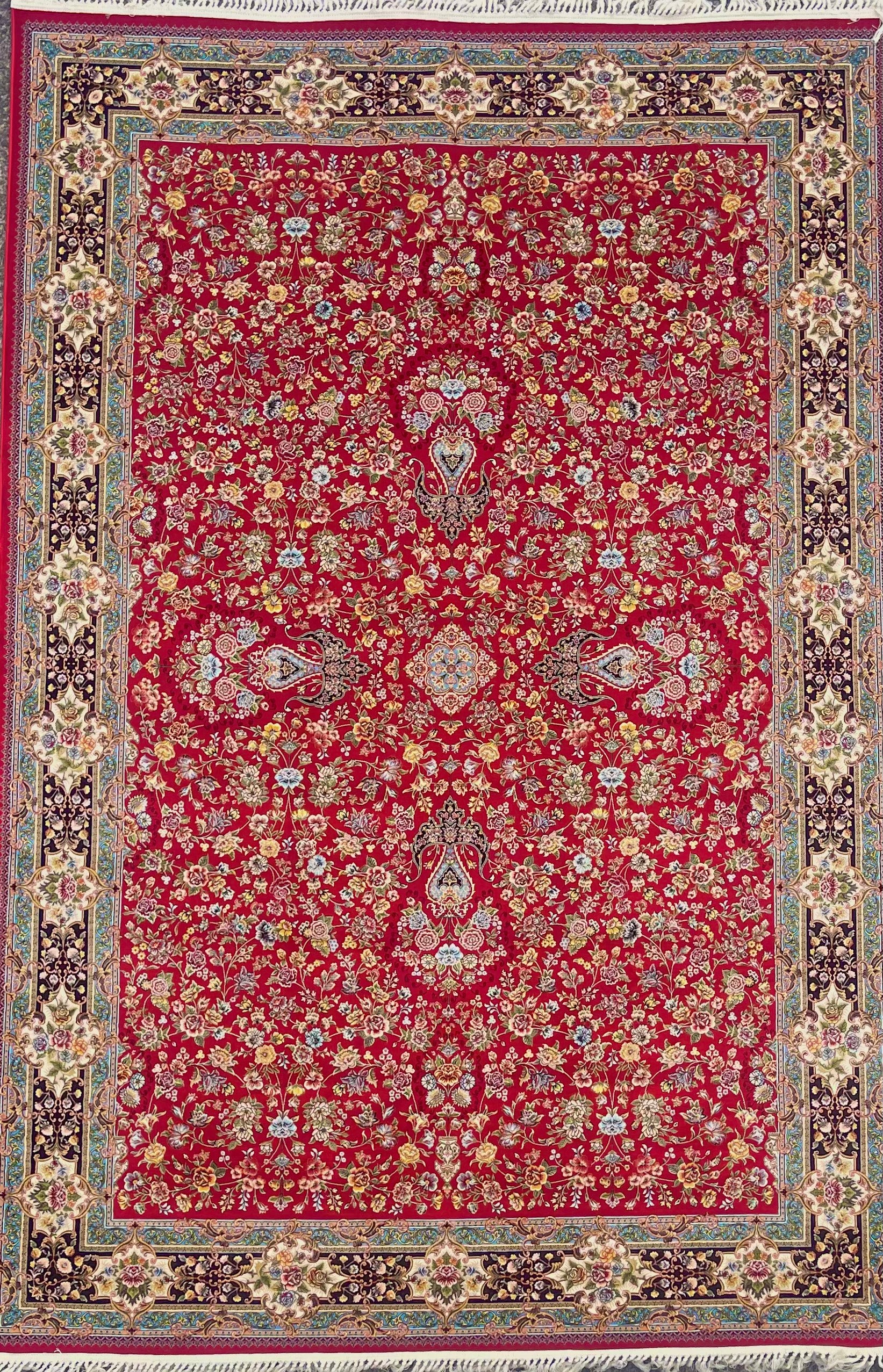 Red Flower Garden – Luxury Persian Rug
