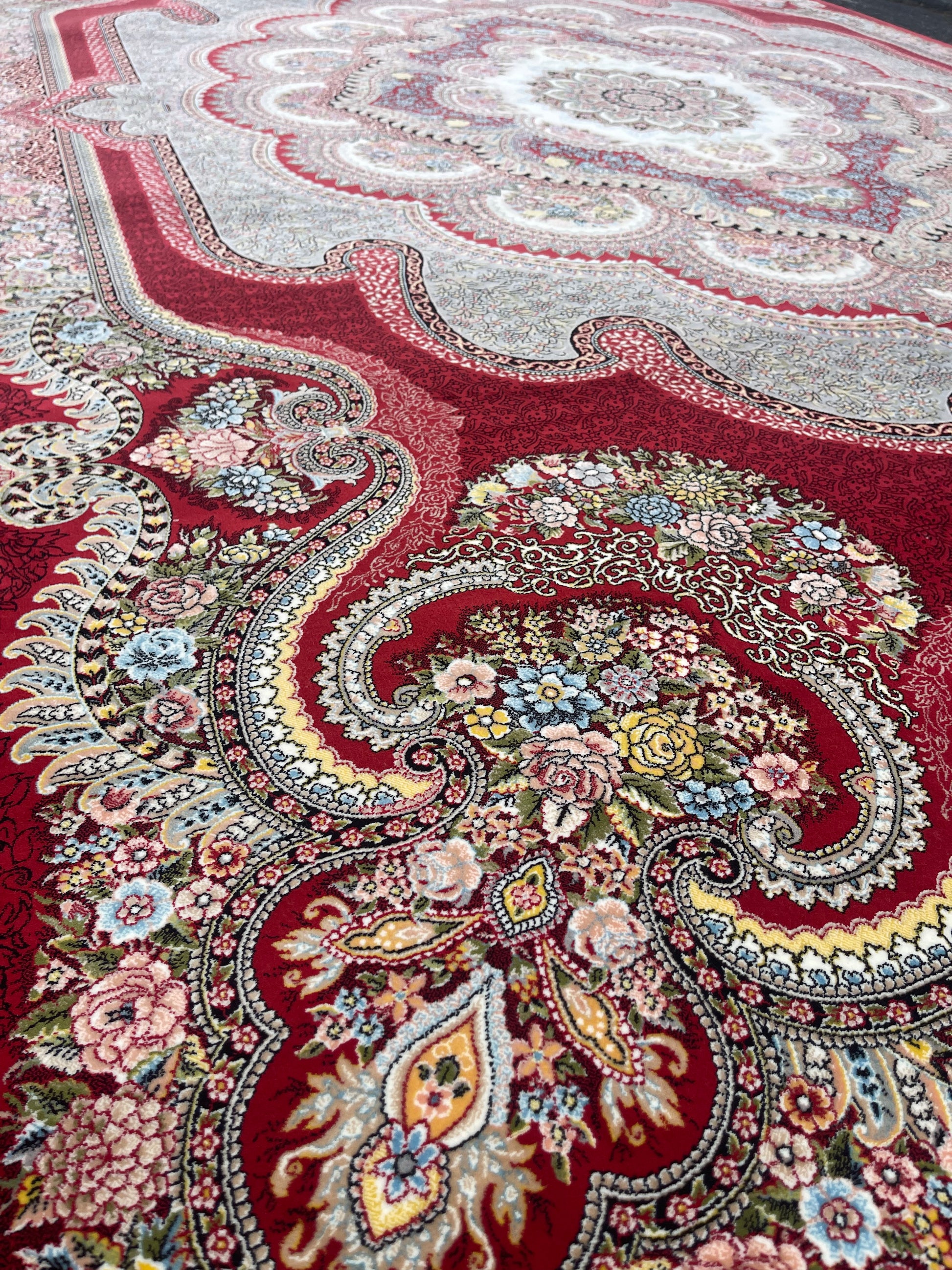 Red Flower Paradise – Luxury Persian Rug