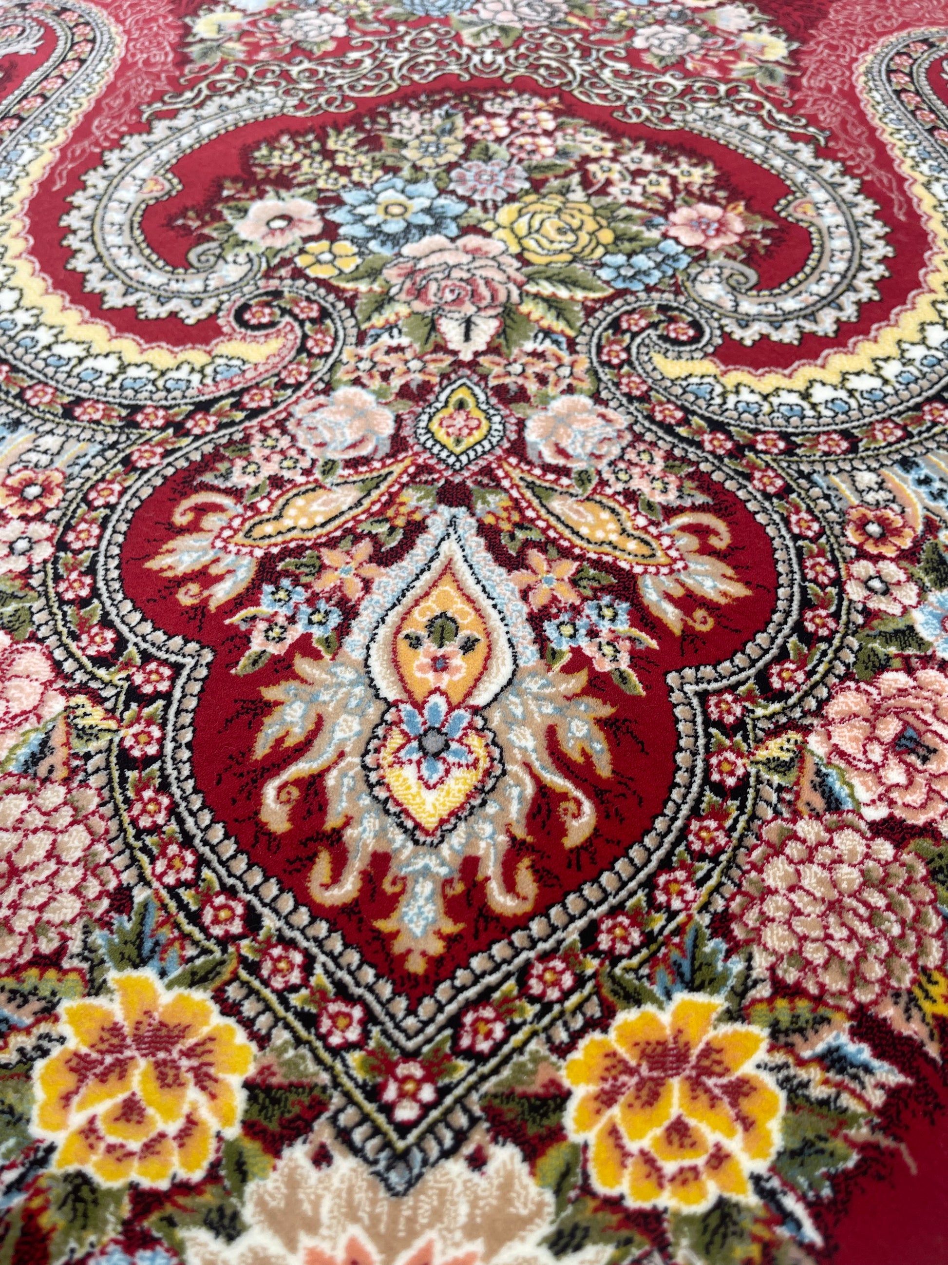 Red Flower Paradise – Luxury Persian Rug