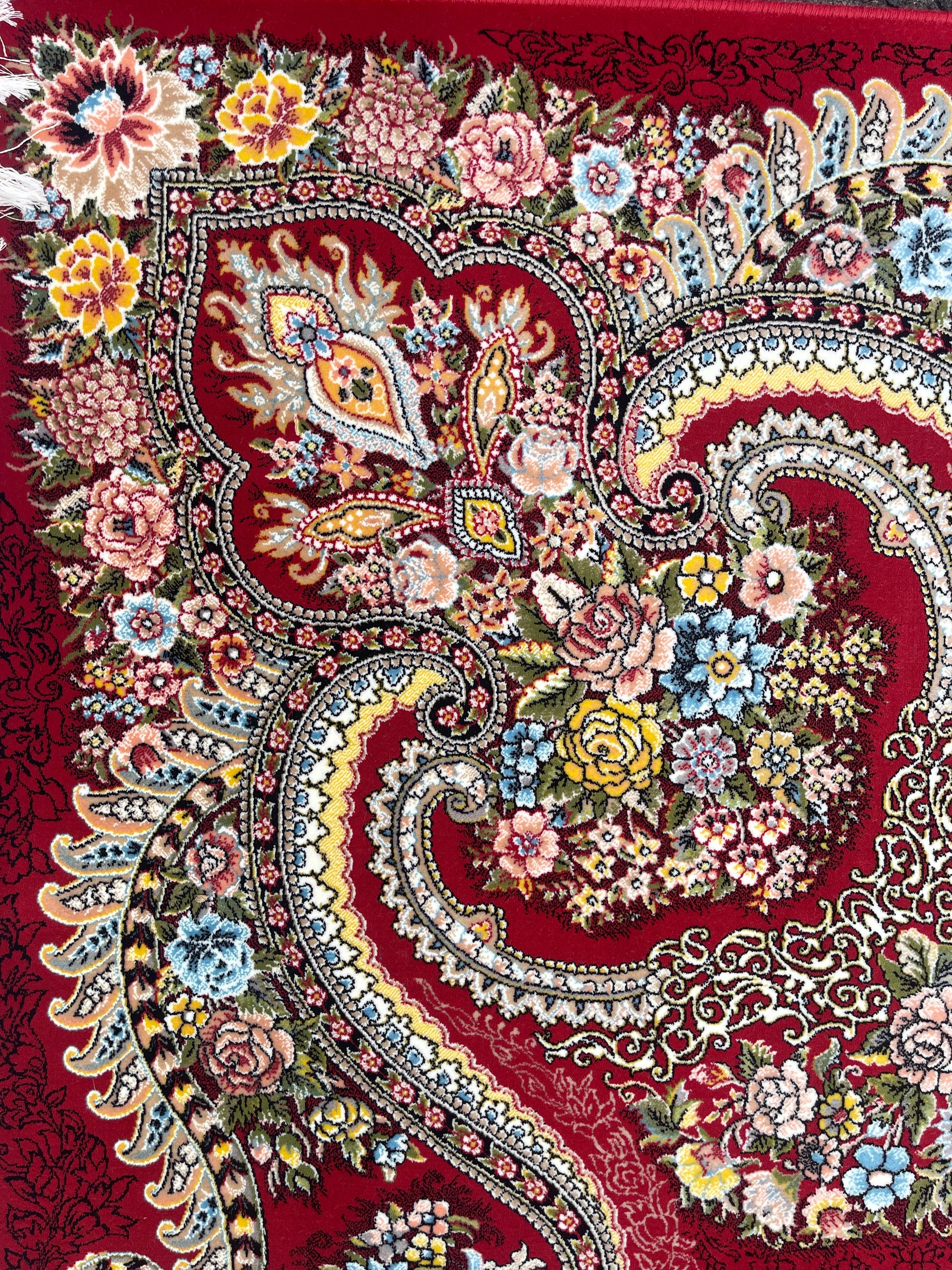 Red Flower Paradise – Luxury Persian Rug