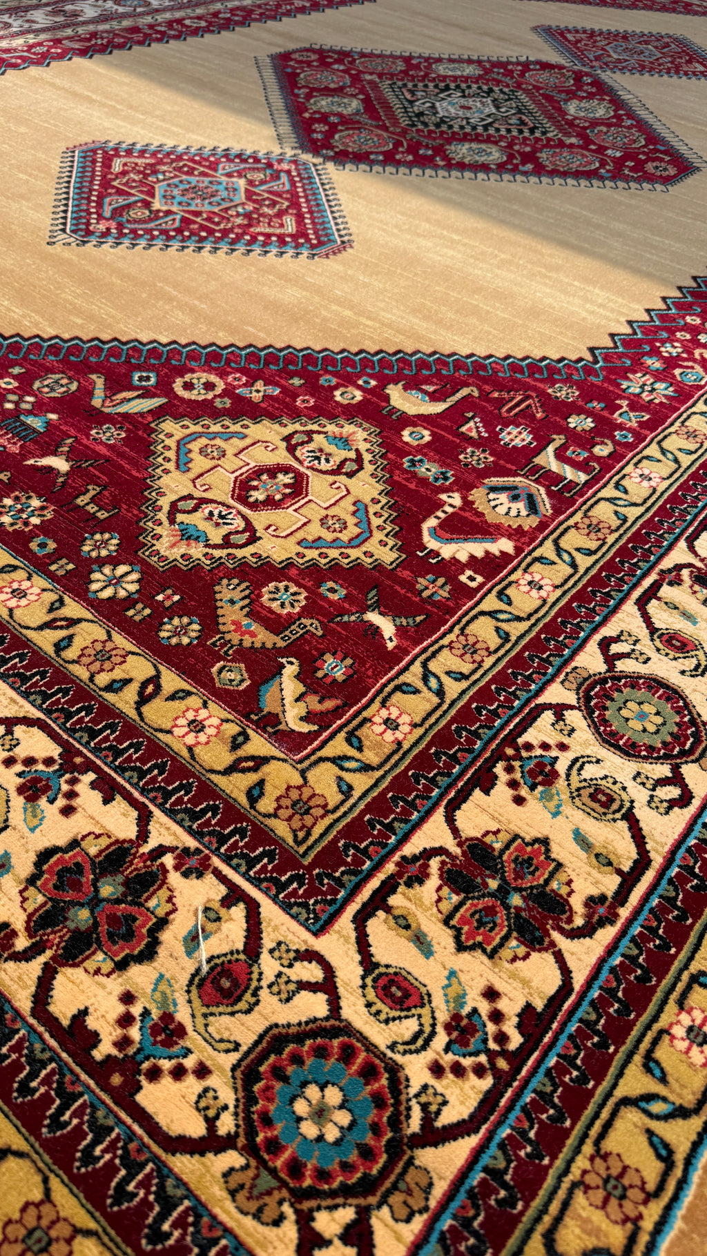 Rudbar Gold - Persian rug