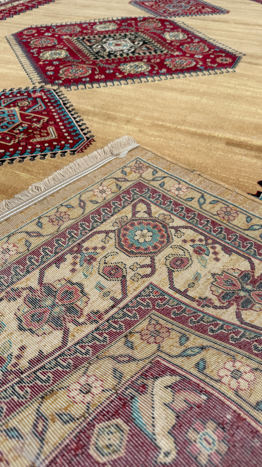 Rudbar Gold - Persian rug