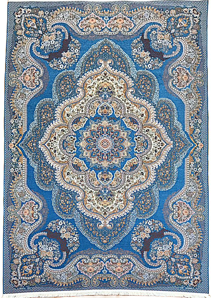 Jacquard Cerulean Majesty - Persian Rug