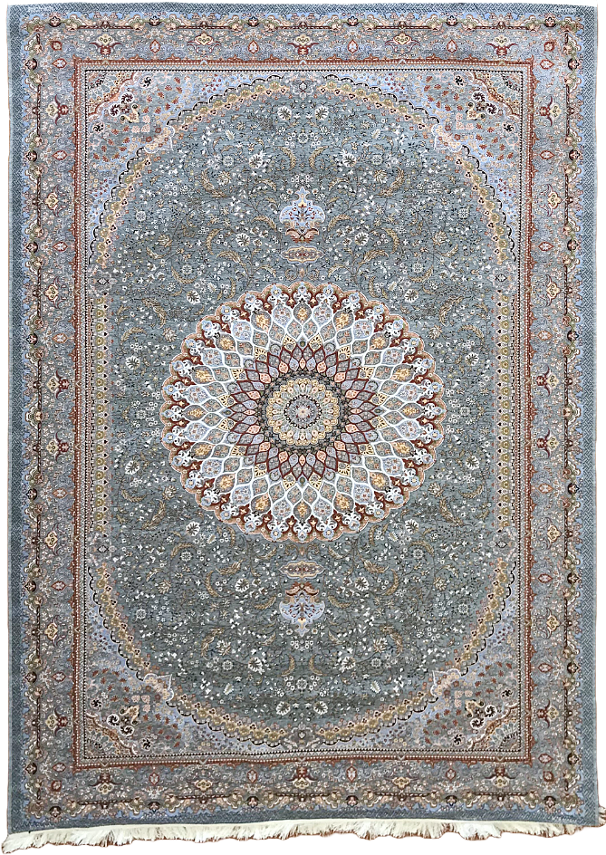 Jacquard Gray Shah - Persian Rug