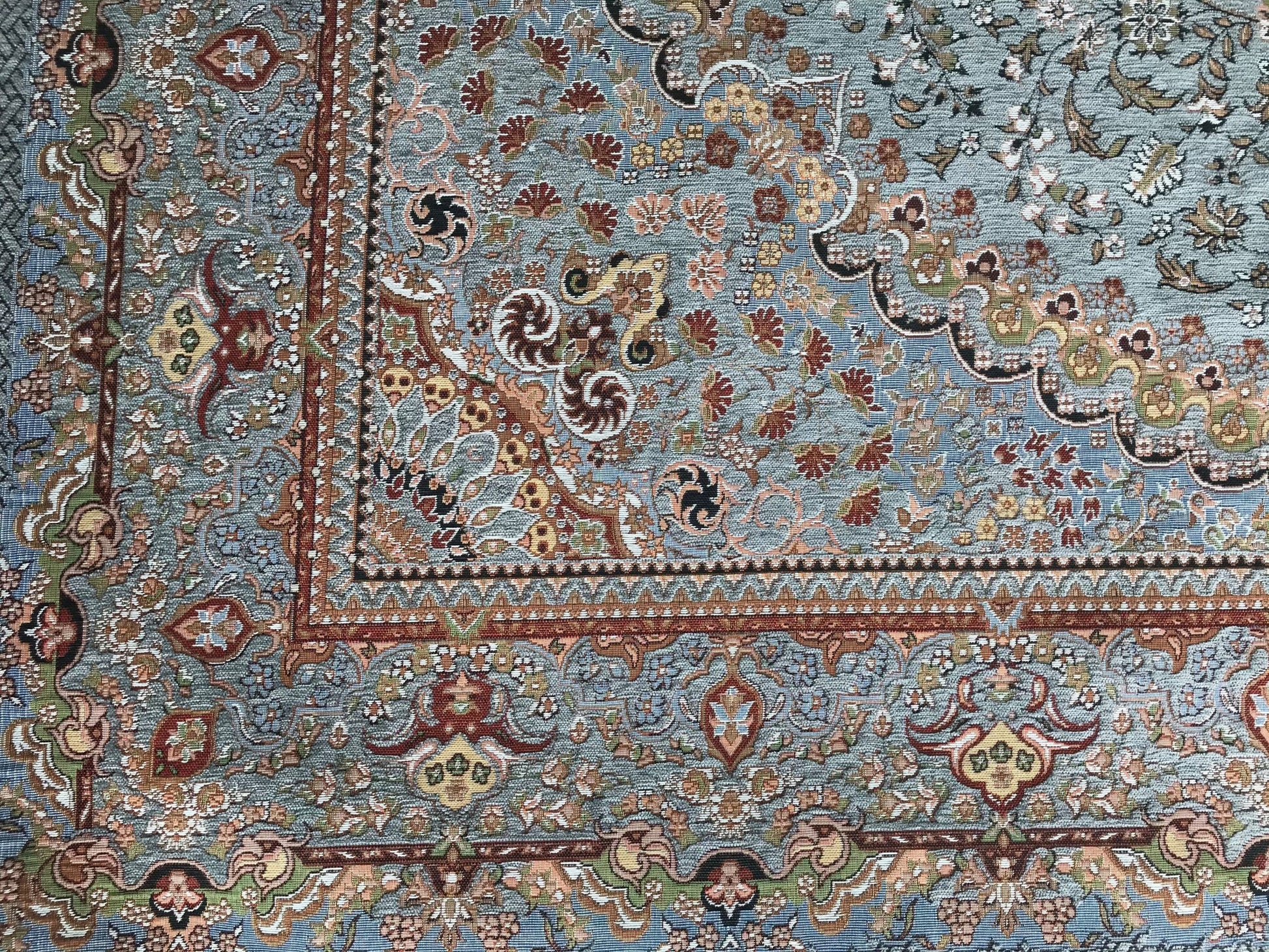 Jacquard Gray Shah - Persian Rug