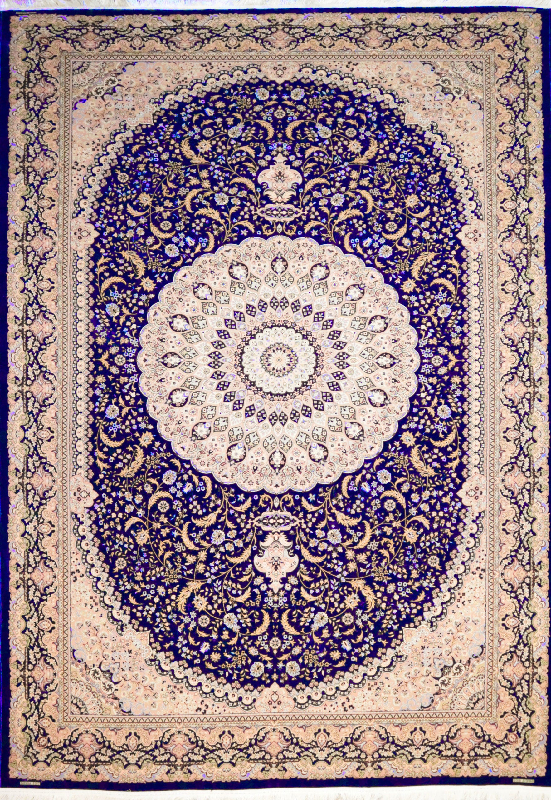 Midnight Blue Shah - Jacquard Persian Rug