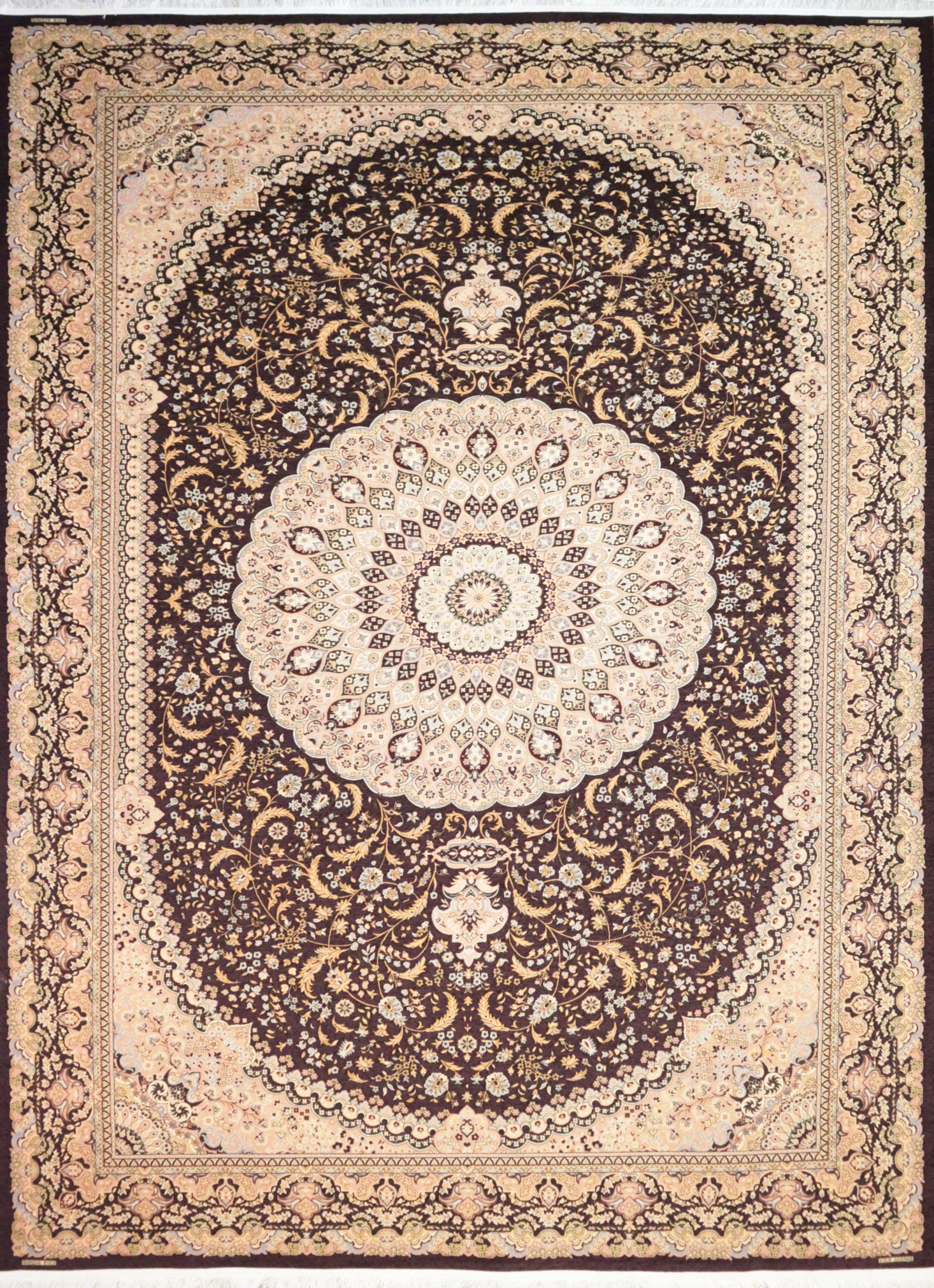 Chocolate Shah - Jacquard Persian Rug