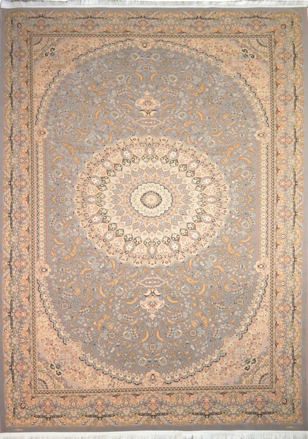 Light Gray Shah - Jacquard Persian Rug