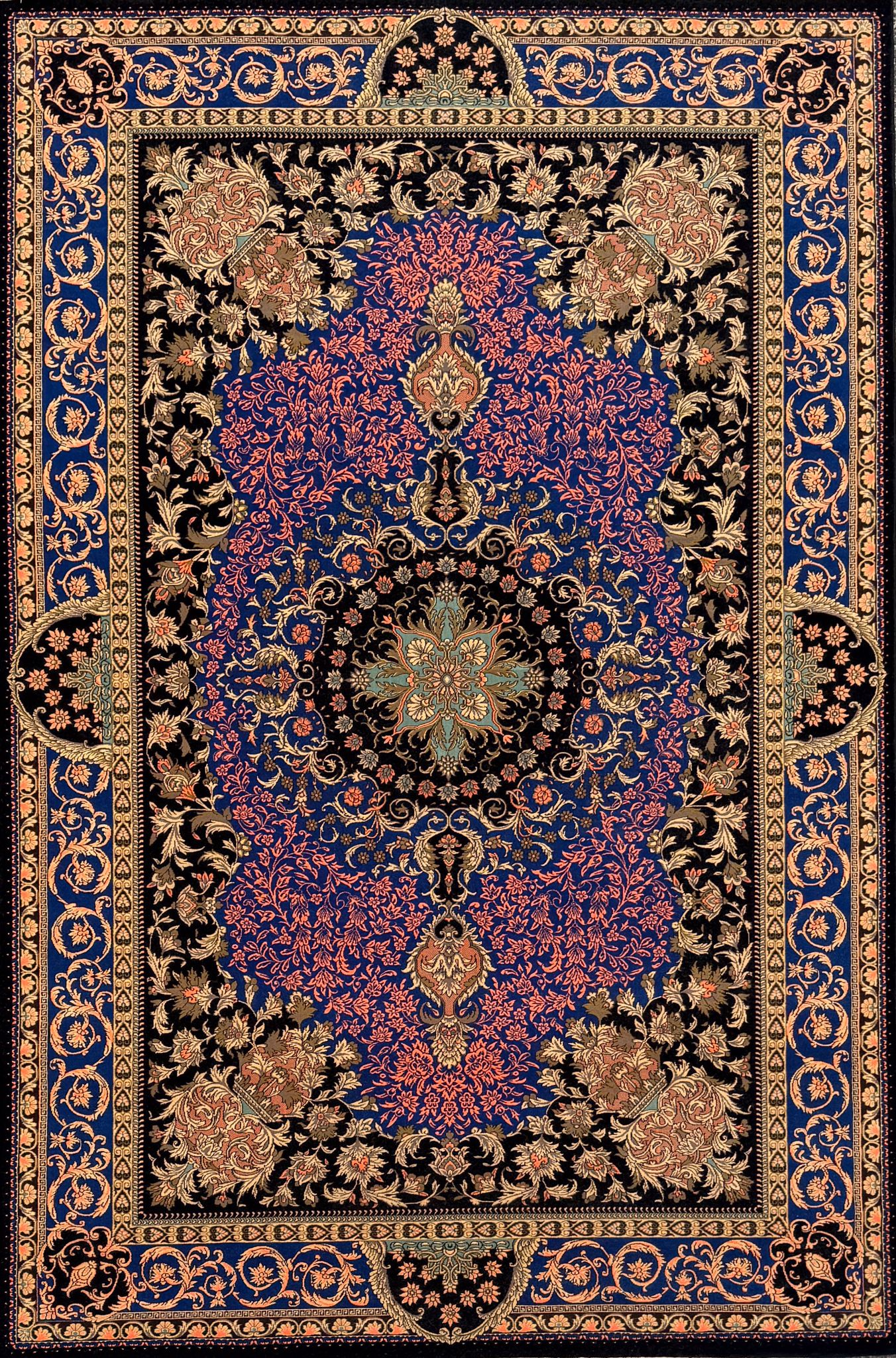 Sapphire Crown Rug - Persian rug