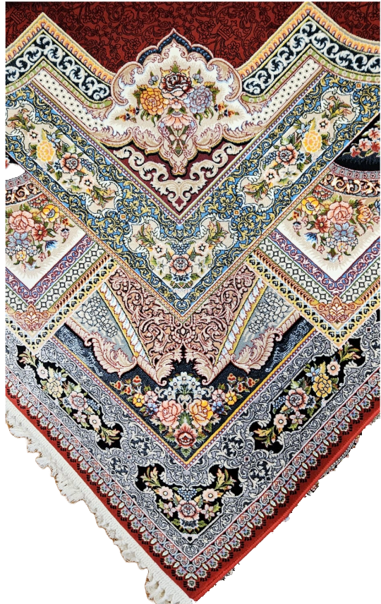 Red Frame - Luxury Persian Rug