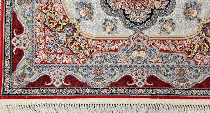 Red Floral Arch - Persian Rug