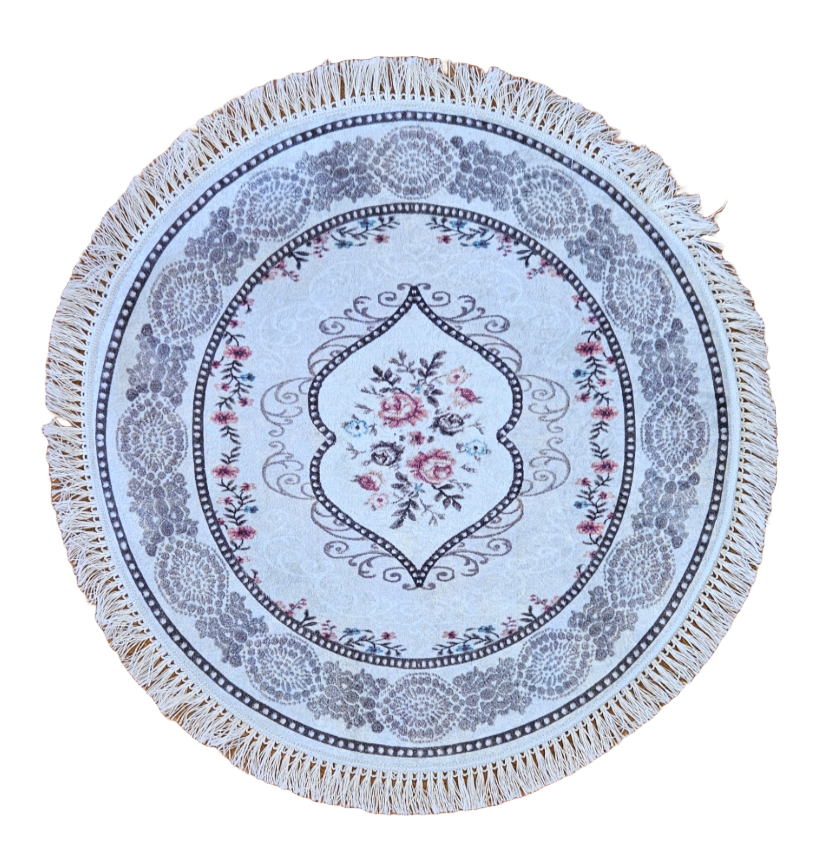 Pink Floral - Circle Mat