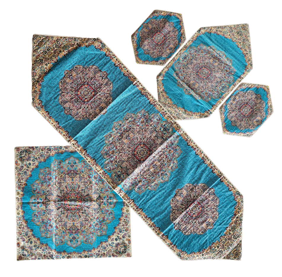 5-Pce Cloth Table Set