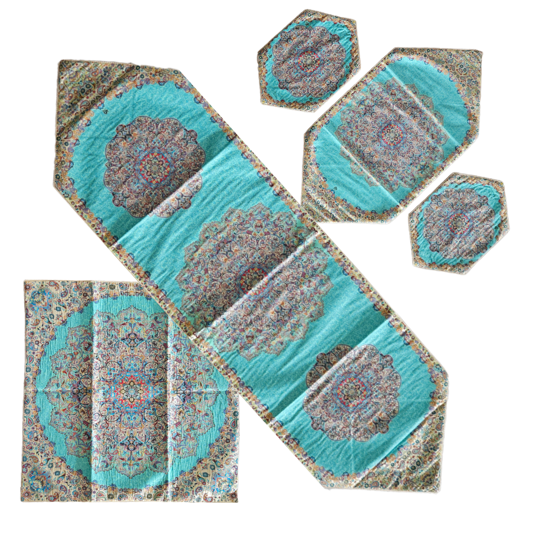 5-Pce Cloth Table Set