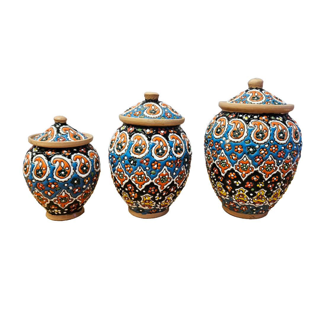 Set of three Amphora Jars