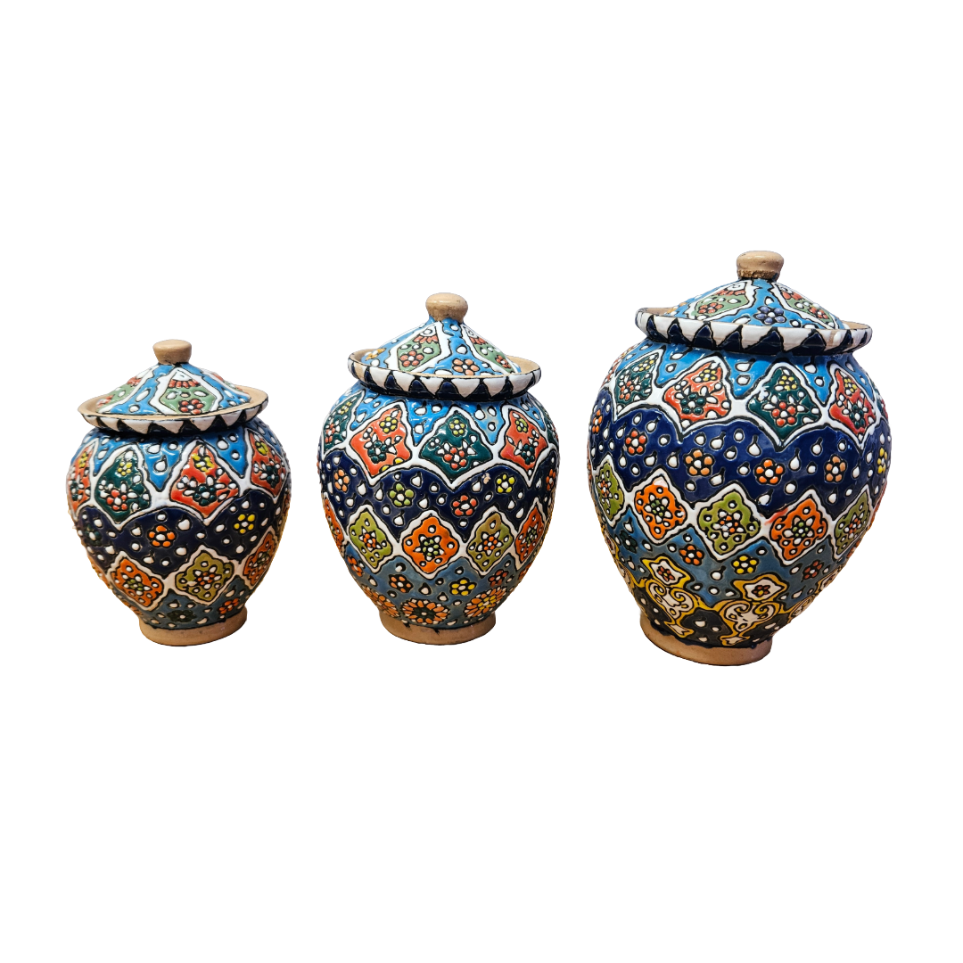 Set of three Amphora Jars