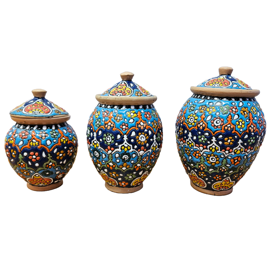 Set of three Amphora Jars