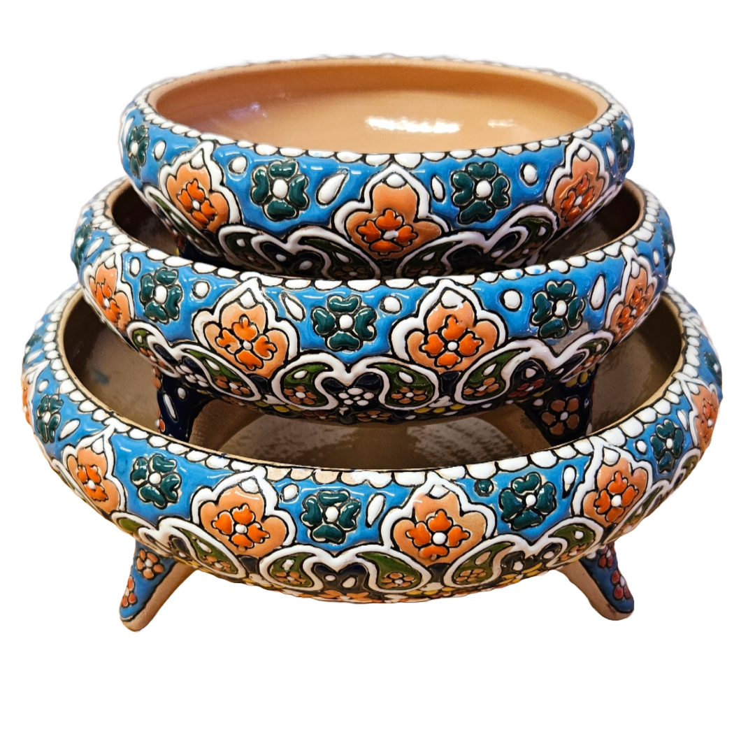 Set of three Tripod Bowls