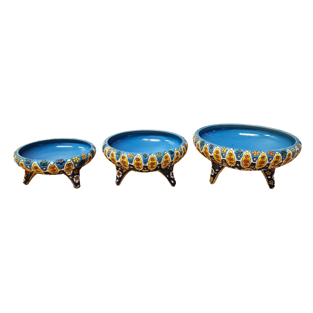Set of three Tripod Bowls