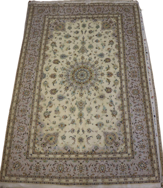 Cream Bell - Hand-knotted Persian Rug