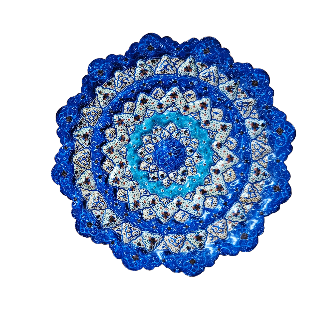 Yellow Minakari Plate