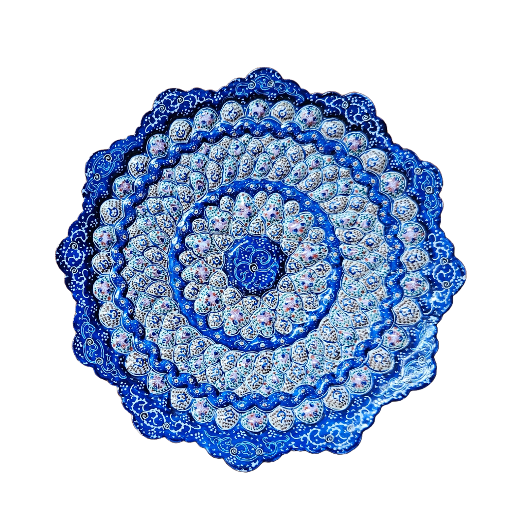 Pink Minakari Plate
