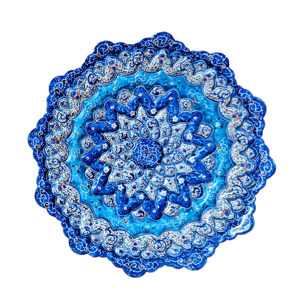 Aqua Minakari Plate
