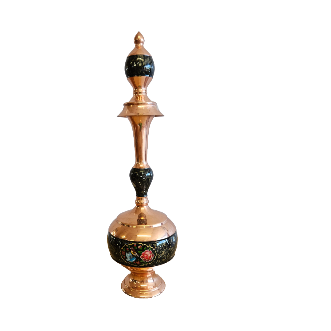 Black Rose - Copper Vase Stoppered